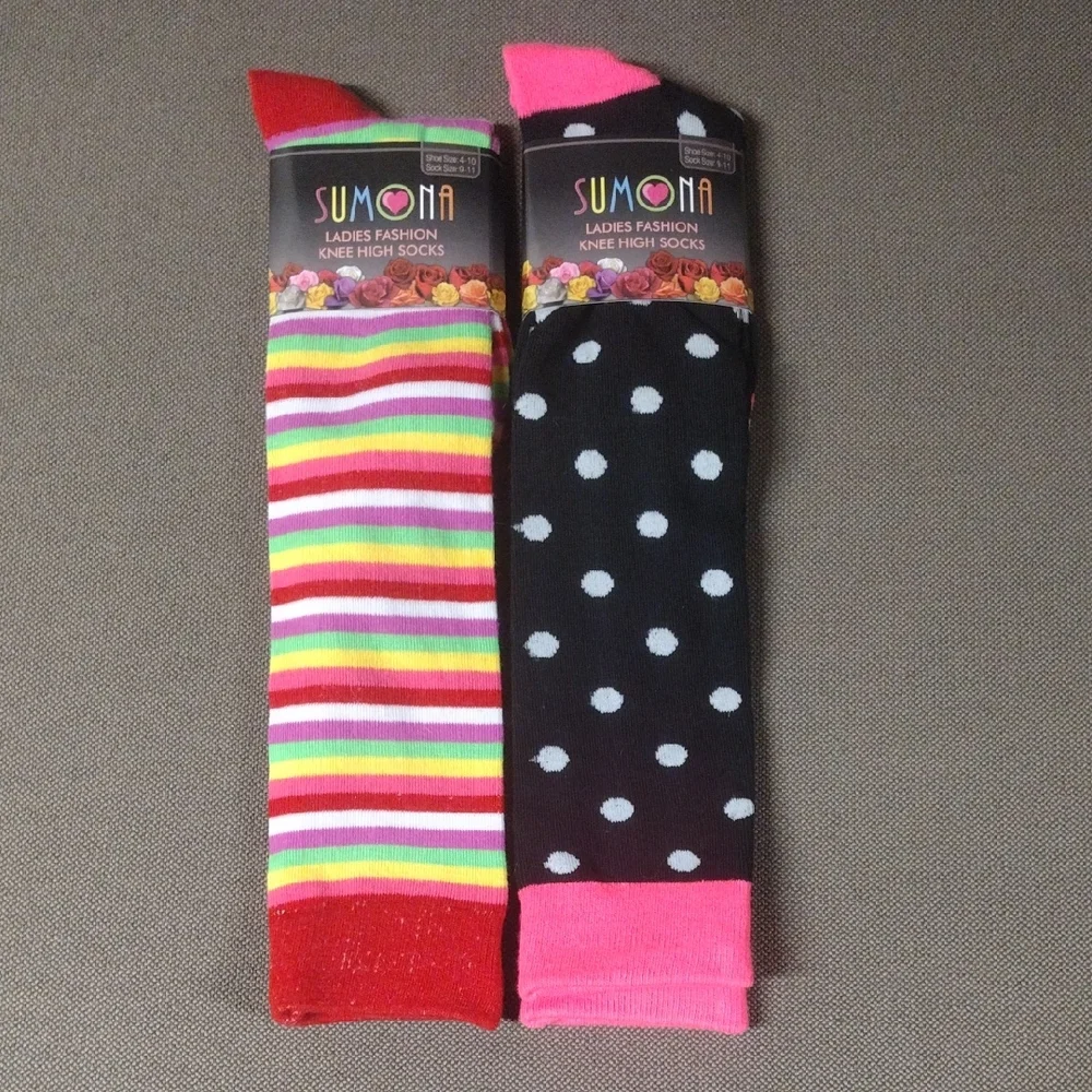 SUMONA Knee High Socks Bundle Of 2
